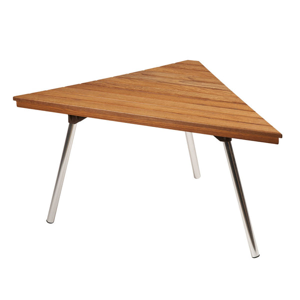 30"x22" Corner Teak Shower Bench with Aluminum Legs