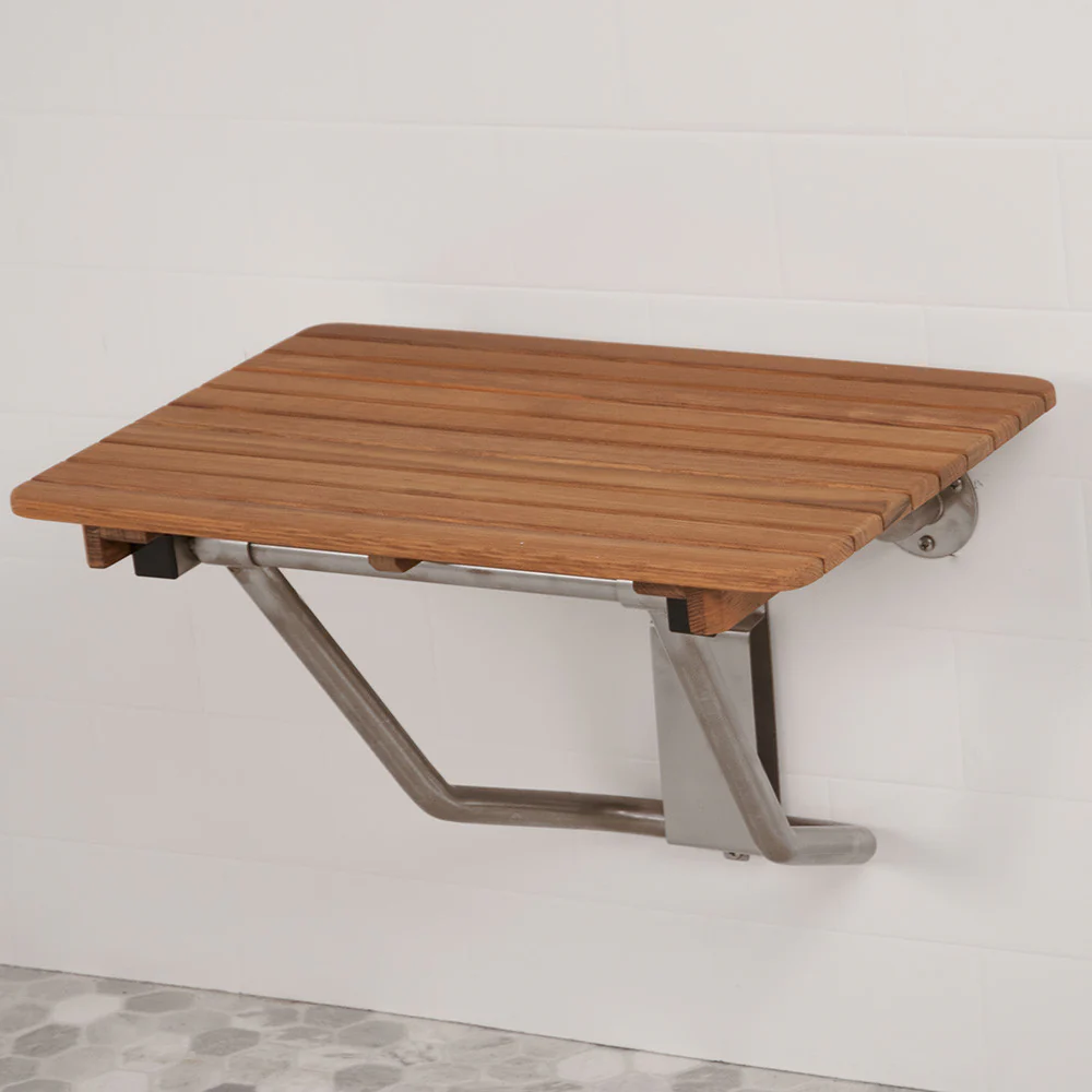 Is the material used in the 22" wide Teakworks4u ADA Mounted Teak Shower Seat teak?