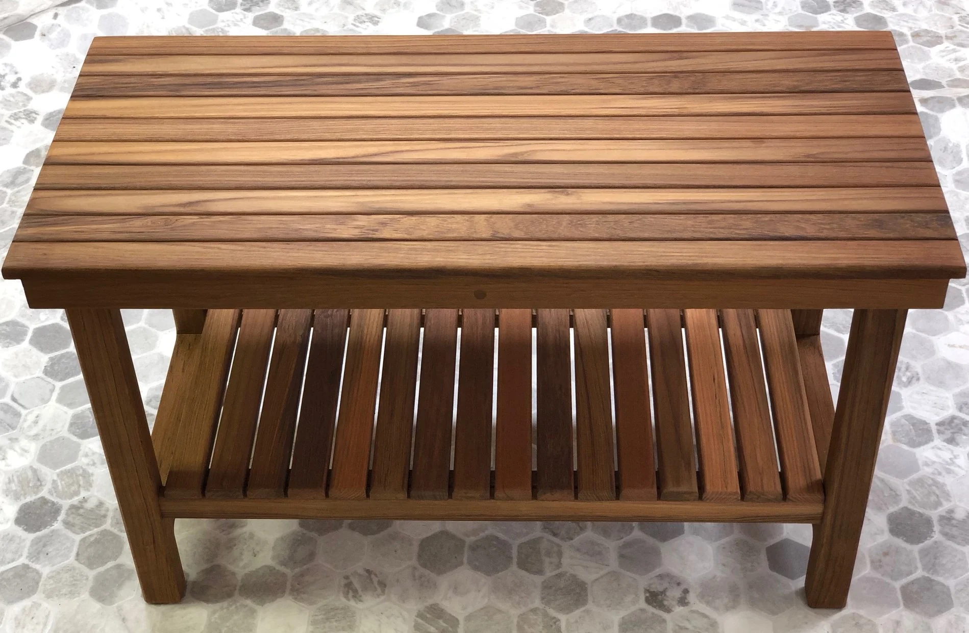 30" x 14" Heavy Duty Teak Rigid Bench Questions & Answers