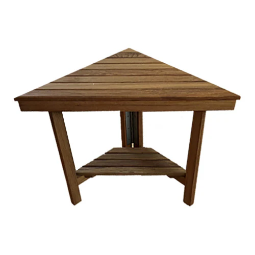 How big is the 22.5" x 16" corner bench in terms of its measurements?