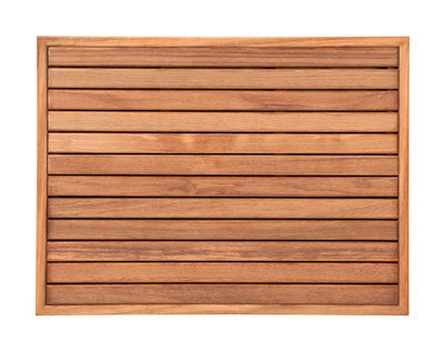 is the teak bath mats oiled?