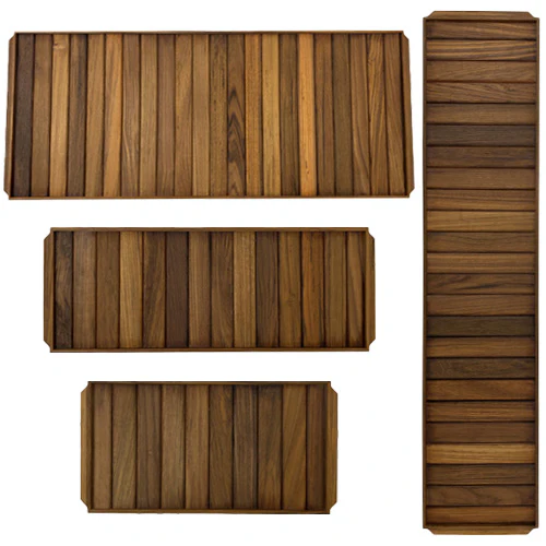 Hello: Are there photos of the bottoms of these trays? Also, what is the thickness of the wood used? Thanks.
