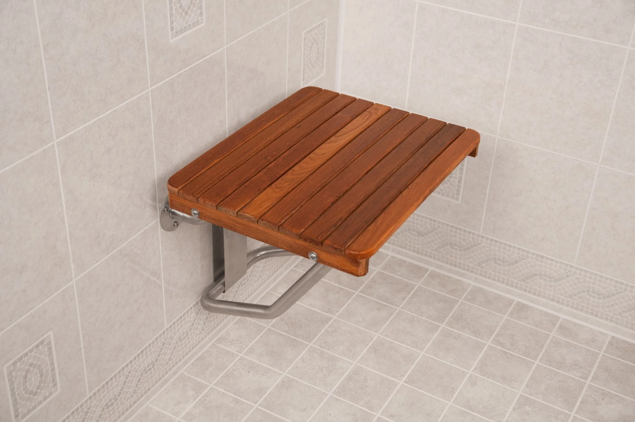 20" Wide Teak ADA Wall Mount Shower Seat Burmese Questions & Answers