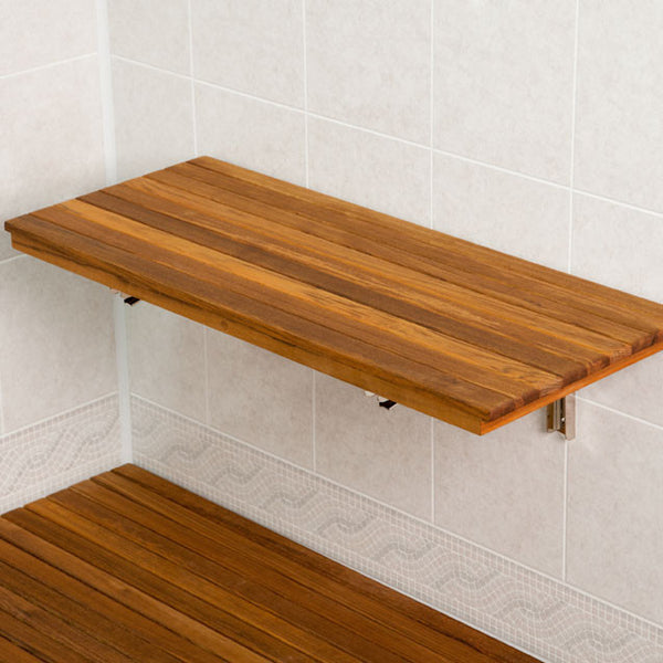 Teak Wall Mounted Shower Benches