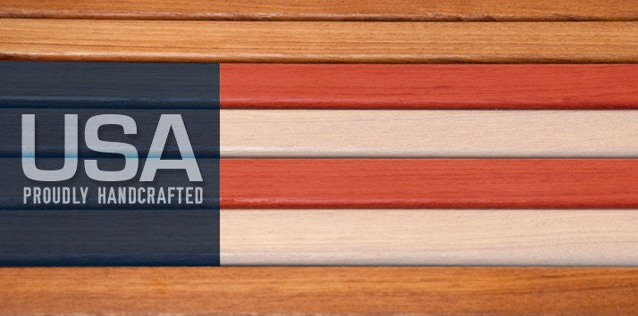 All Teakworks4u Teak Shower Bench Seats are Made in The USA