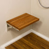 17" Plantation Teak Wall Mount Shower Bench from Teakworks4u