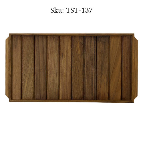 Teak Wood Serving Tray | Bath Tub Caddie | Teakworks4u