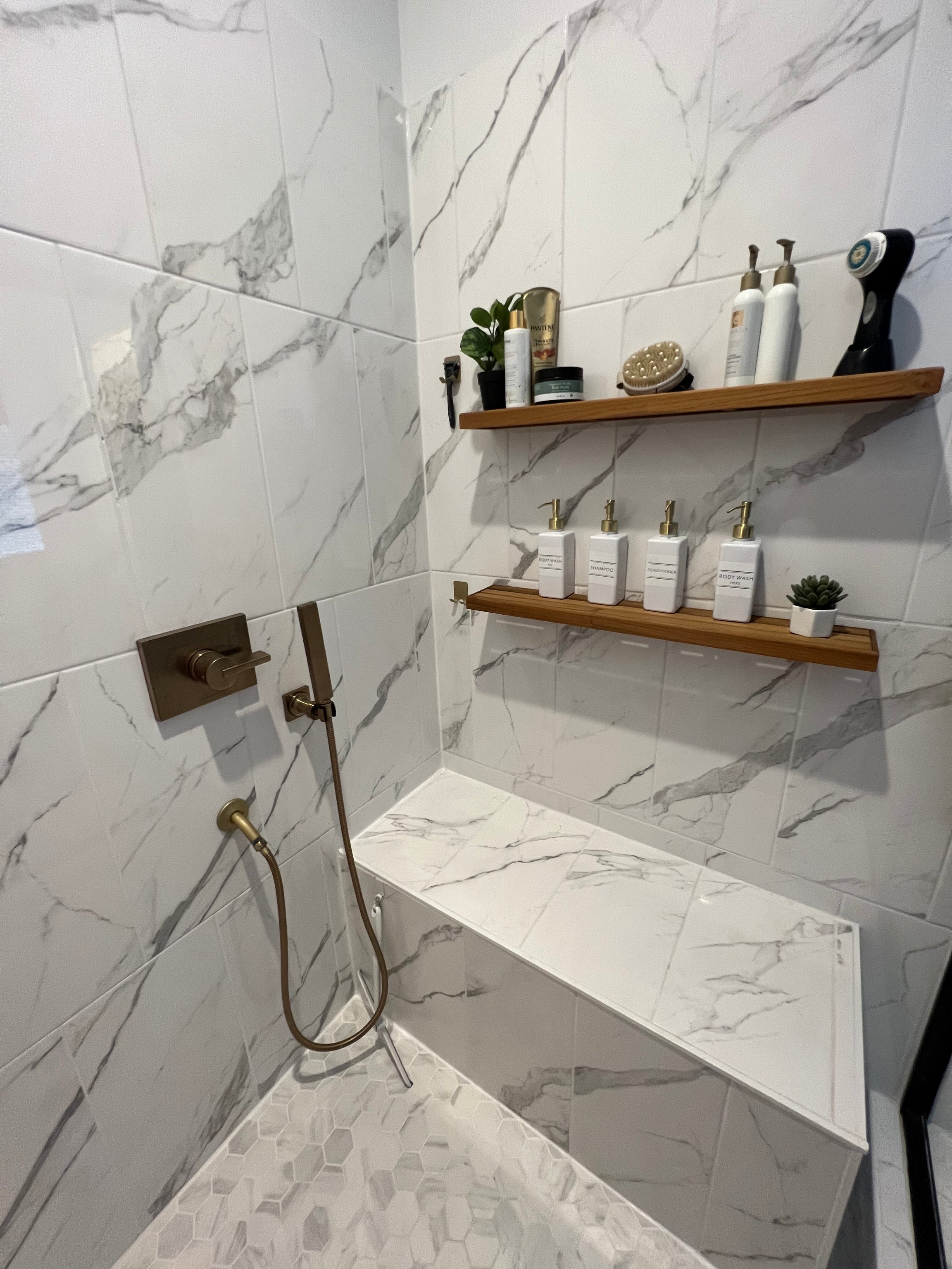 Teak Wood Floating Shelf 18" Floating Shelf Teakworks4u