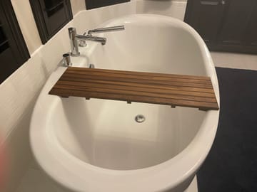 Teakworks4u Bathtub Shelf/Seat Plantation Teak