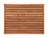 Burmese Teak Bath or Shower Mat with Narrow Edge Framing