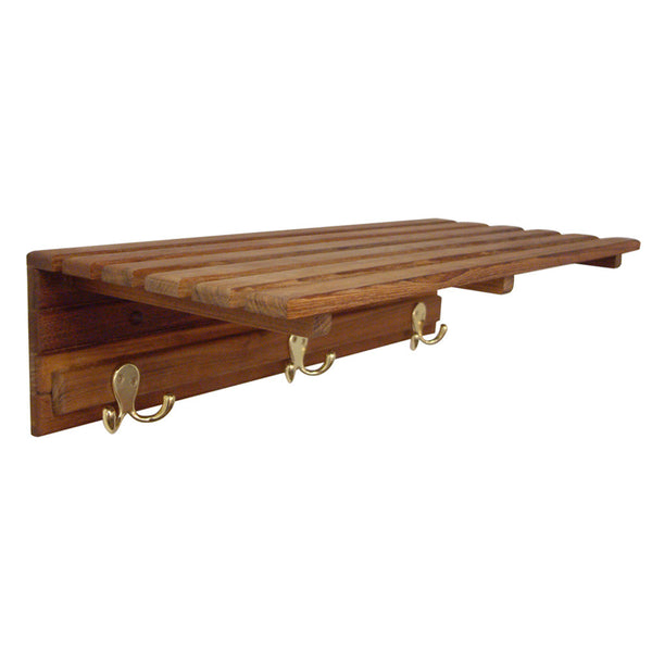 Teakworks4u's Teak Towel & Robe Hook in Burmese or Plantation Teak