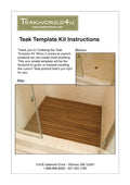 Custom Teak Mat Template Kit