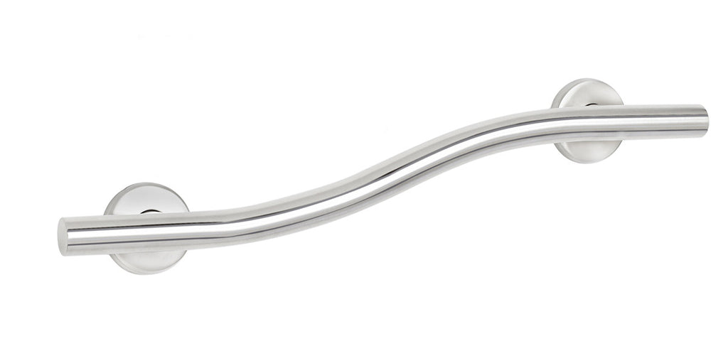 An elegant wave design grab bar.